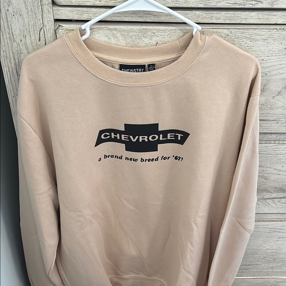 Tan Chevy Crewneck